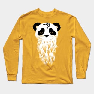 Panda Bear(d) Long Sleeve T-Shirt